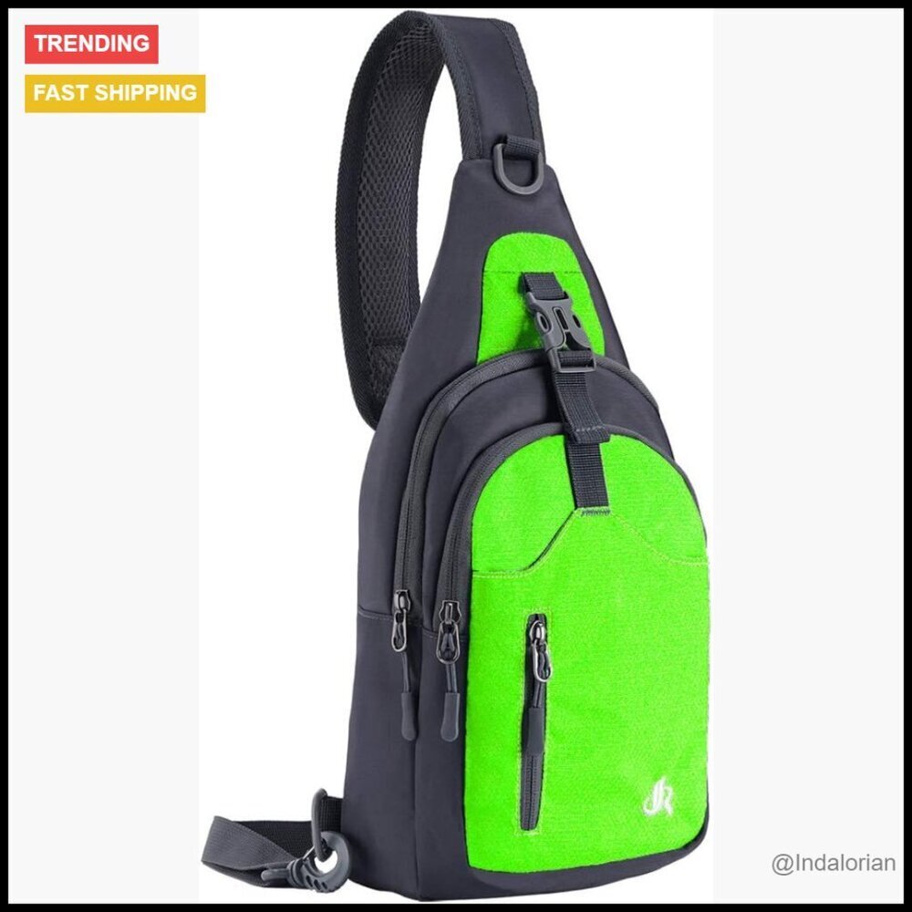 Lightweight Sling Backpack Daypack Adjustable Crossbody Bag Travel Hiking